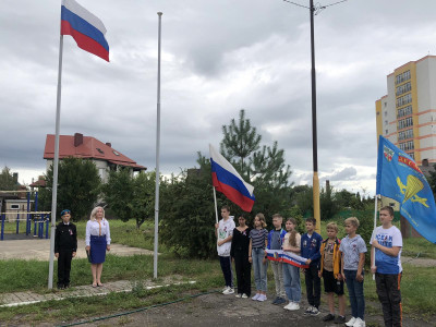 Торжественное поднятие флага было организовано в Гурьевском районе