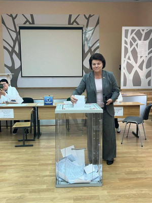 Депутат Госдумы Марина Оргеева приняла участие в голосовании