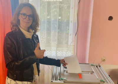 Екатерина Канаева проголосовала на выборах