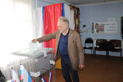 Андрей Горохов принял участие в голосовании