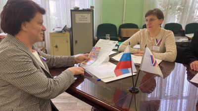 Марина Оргеева проголосовала на выборах Президента РФ
