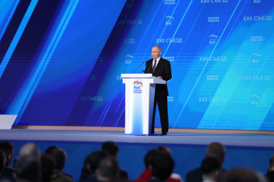 Владимир Путин: «ЕР» работает именно там, где решается судьба страны!
