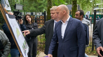 Начинаются работы по обновлению парка «Времена года» в Светлогорске