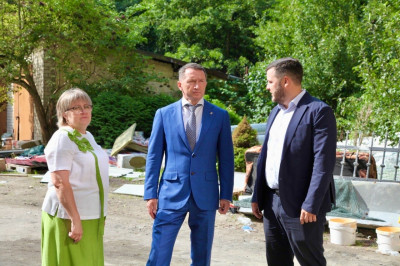 Олег Быков проверил готовность школы № 3 к началу учебного года