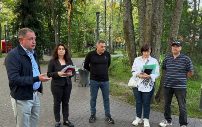 Единороссы Светлогорска провели встречу с жителями пос. Отрадное
