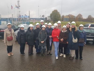 Студенты Школы ЖКХ посетили газохранилище