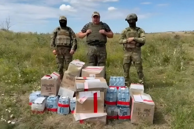 Морские пехотинцы «БФ» поблагодарили «ЕР» за гуманитарный груз