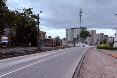 В мкр. Чкаловск модернизируется дорожная инфраструктура